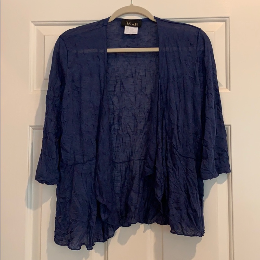 Royal blue cardigan